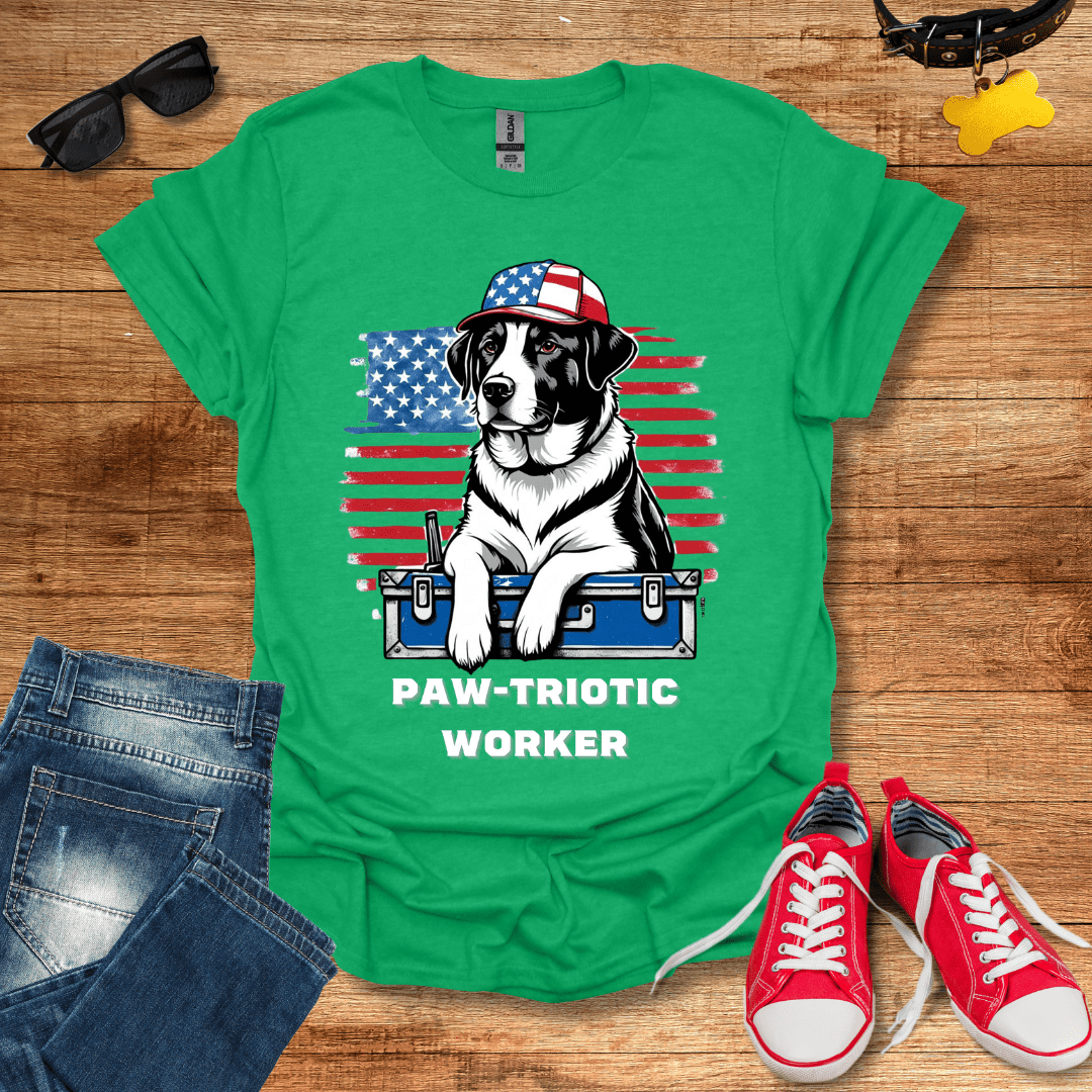 Pawtriotic Worker T-Shirt