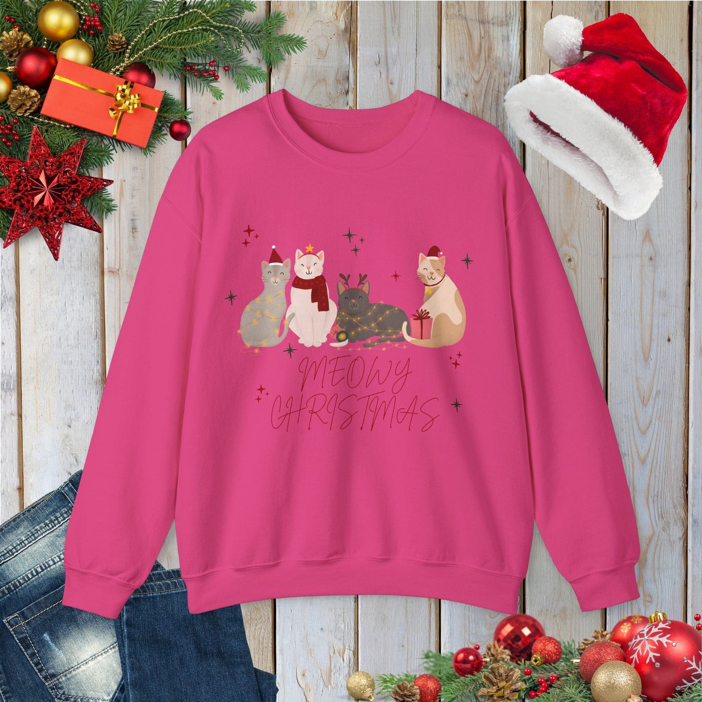 Meowy Christmas Sweatshirt