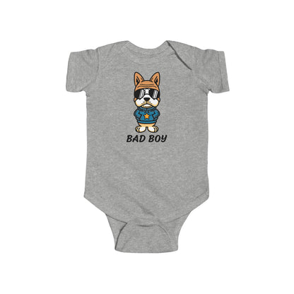 Infant Fine Jersey Bodysuit - Bad Boy