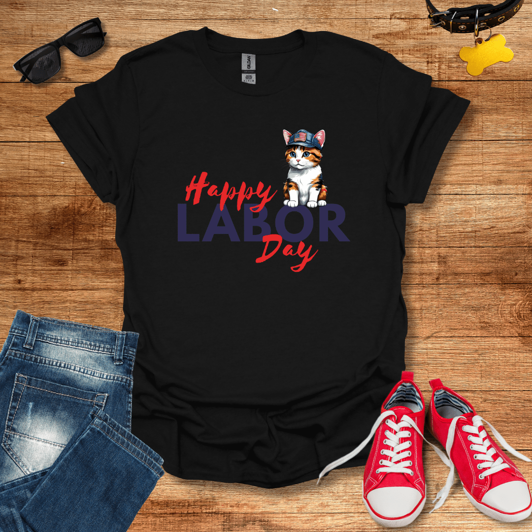 Labor Day Cat Version T-Shirt