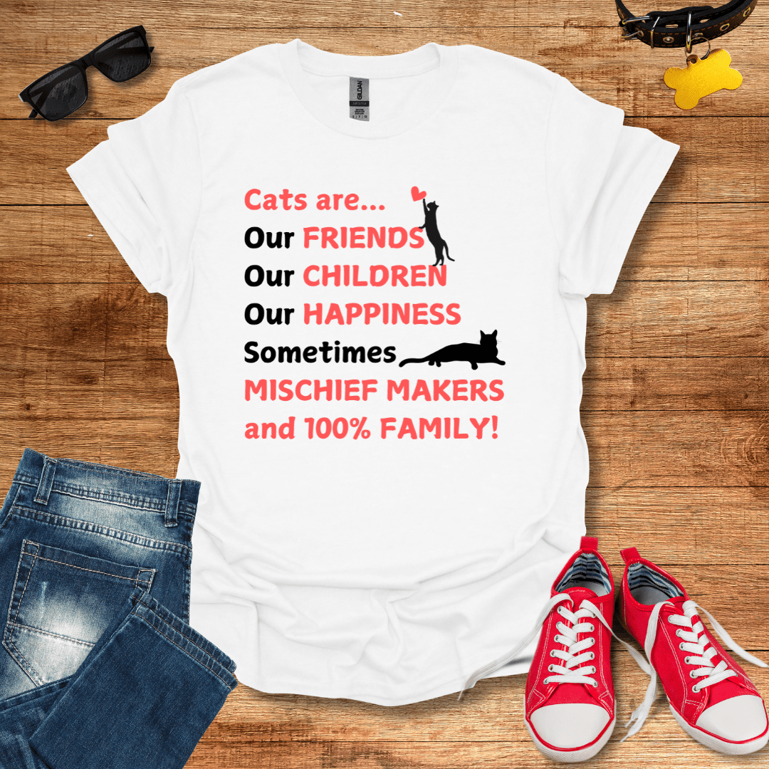 Cats Are Family T-Shirt