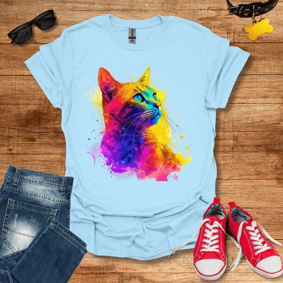 Rainbow Feline T-Shirt