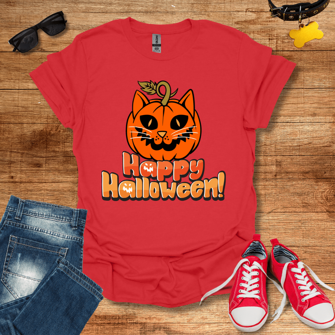 Feline Pumpkin T-Shirt