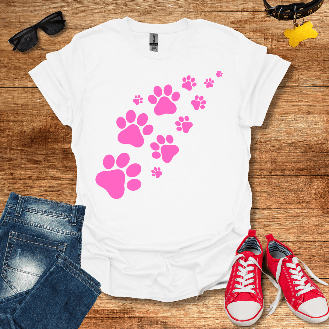 Pink Paws T-Shirt