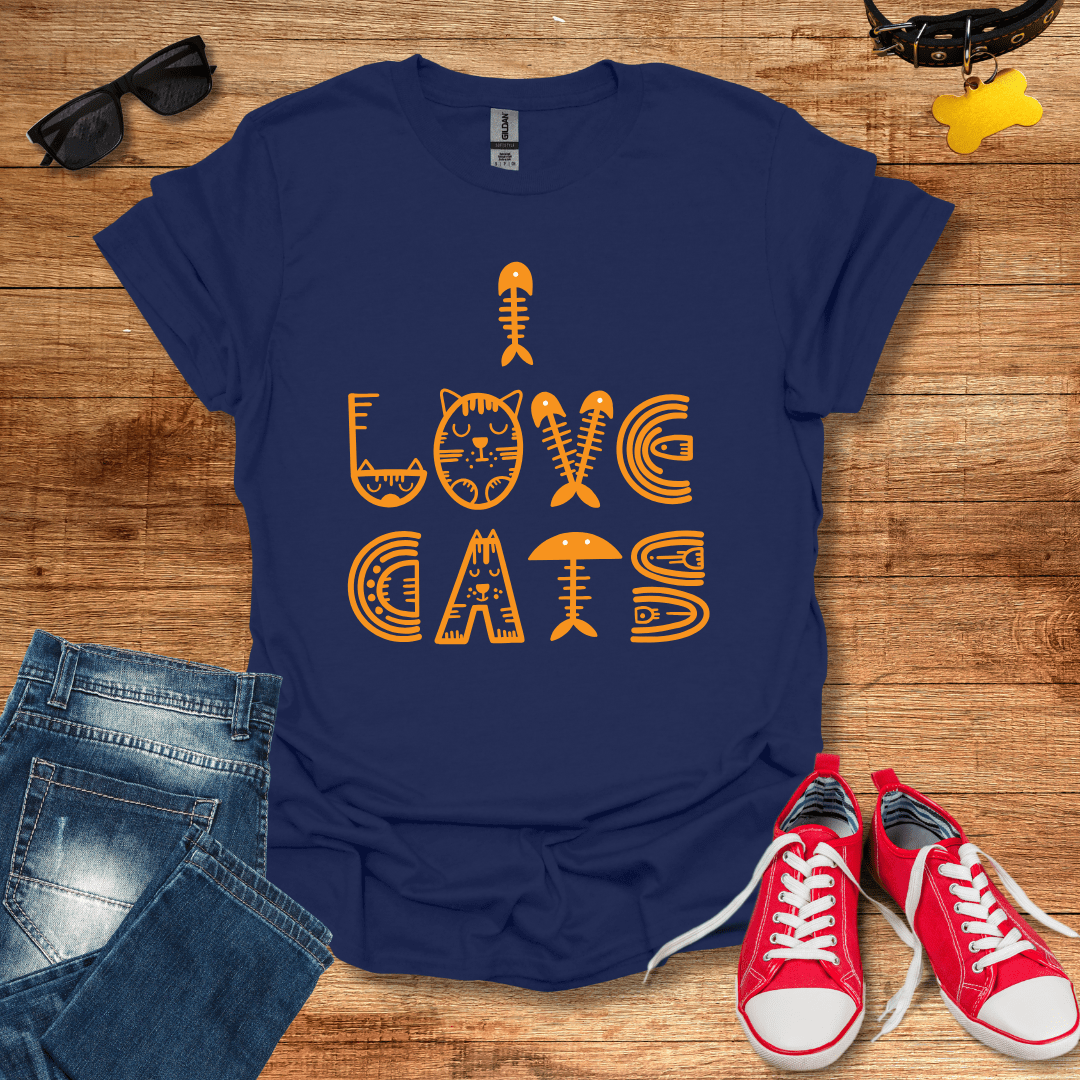 I Love Cats T-Shirt