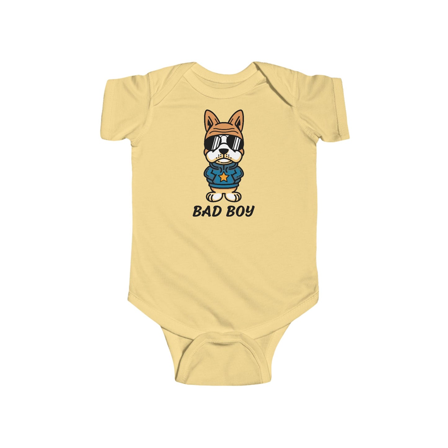 Infant Fine Jersey Bodysuit - Bad Boy