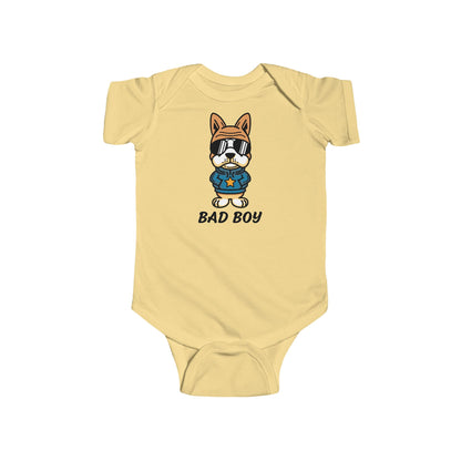 Infant Fine Jersey Bodysuit - Bad Boy