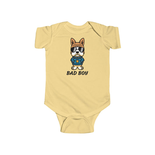 Infant Fine Jersey Bodysuit - Bad Boy