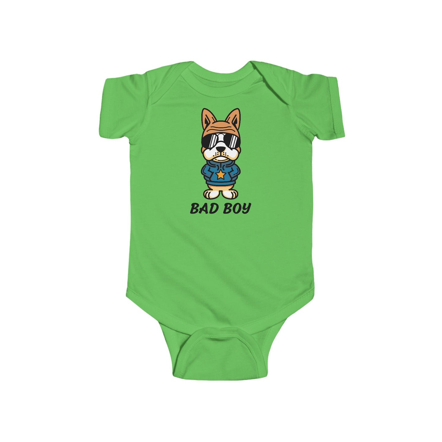 Infant Fine Jersey Bodysuit - Bad Boy
