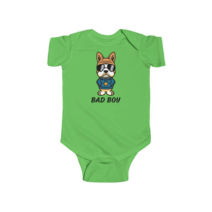Infant Fine Jersey Bodysuit - Bad Boy