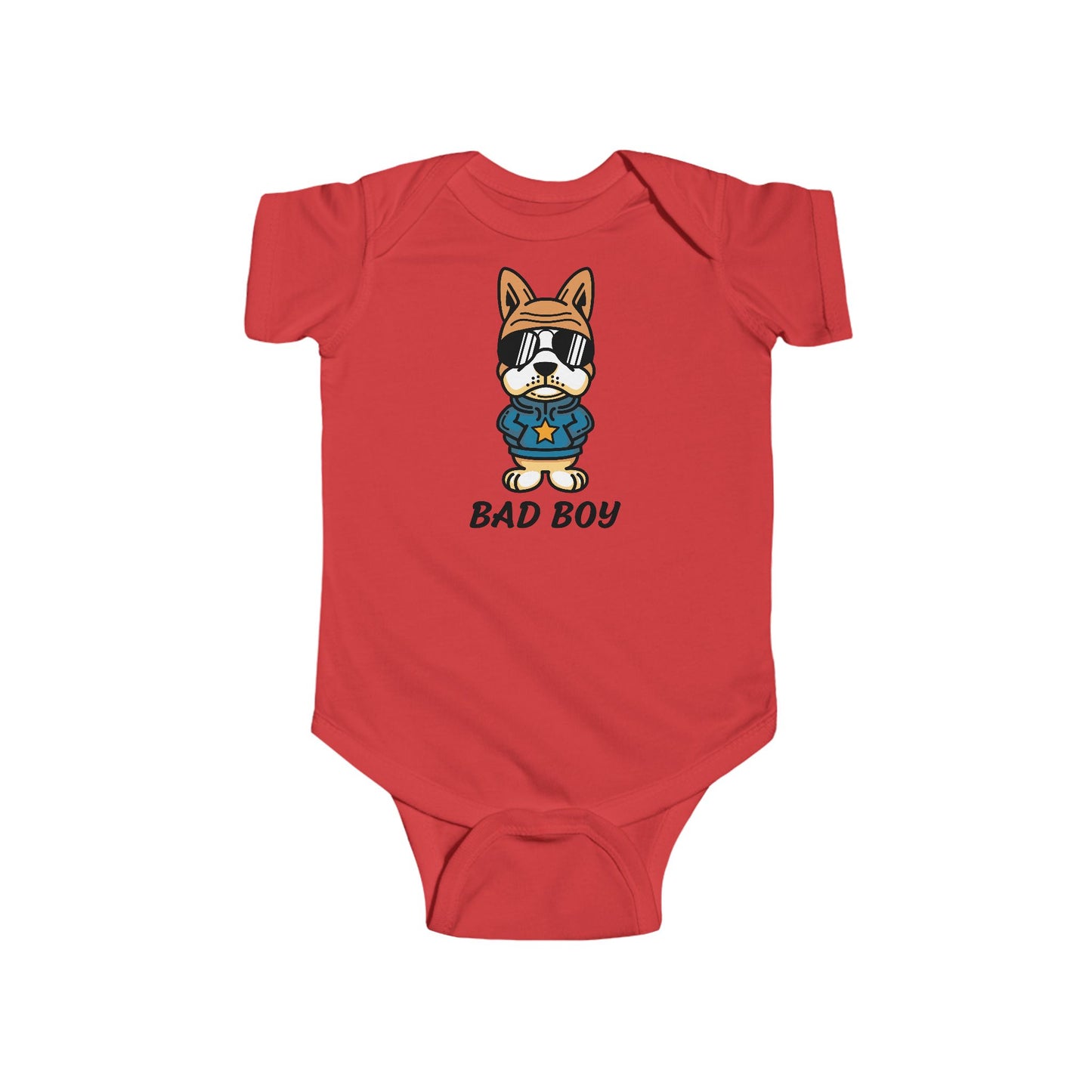 Infant Fine Jersey Bodysuit - Bad Boy