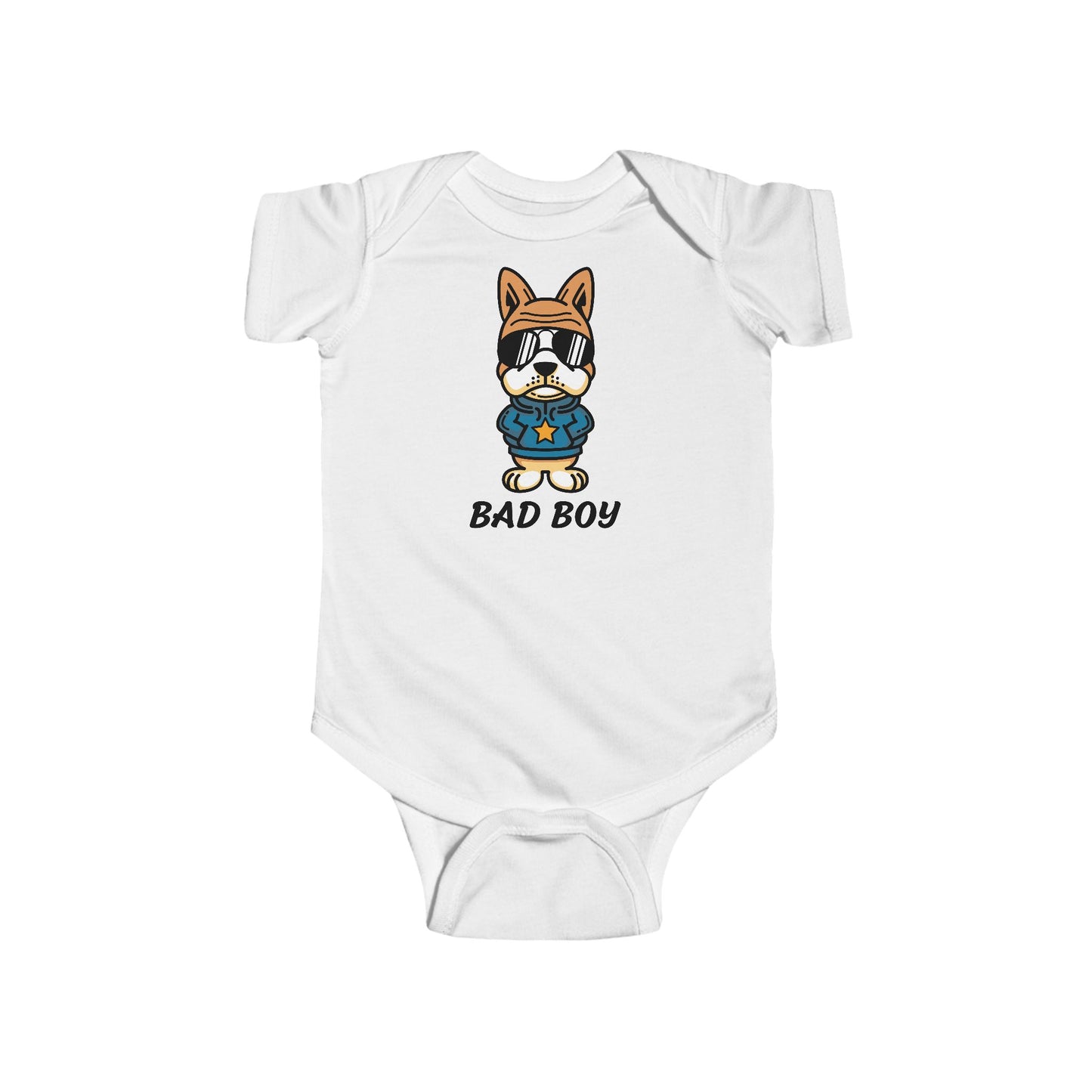 Infant Fine Jersey Bodysuit - Bad Boy
