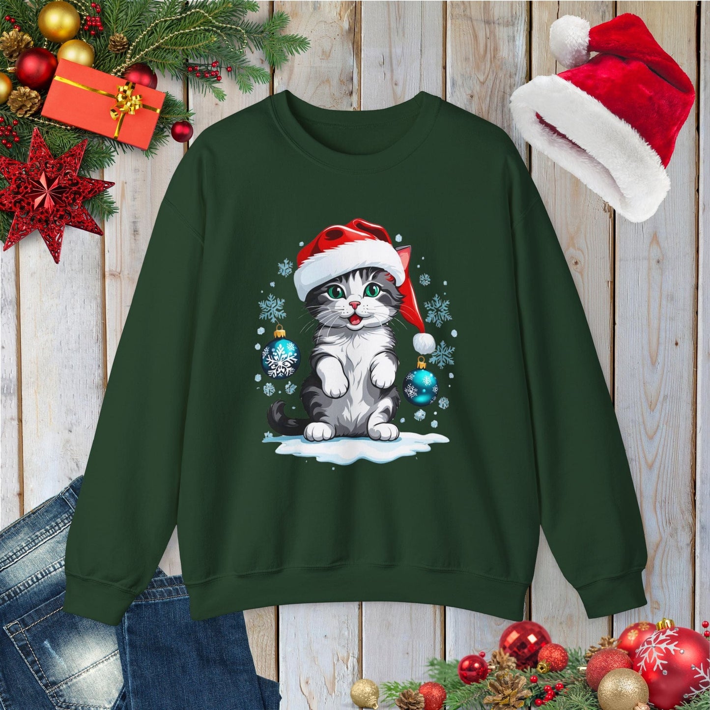 Purrfectly Jolly Sweatshirt