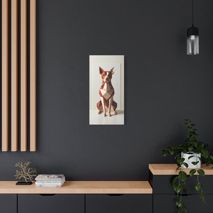 Abstract Canine Canvas Art