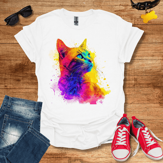 Rainbow Feline T-Shirt