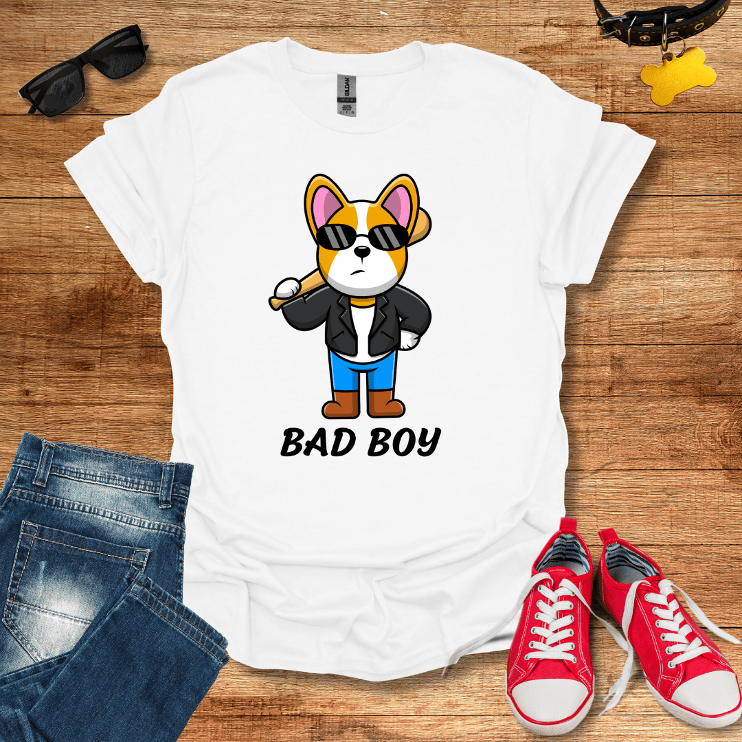 Cute Bad Boy Corgi T-Shirt