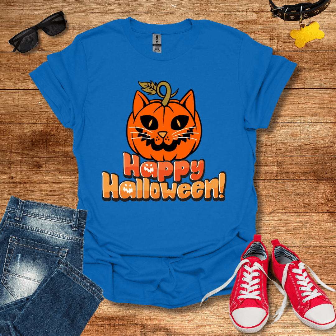 Feline Pumpkin T-Shirt