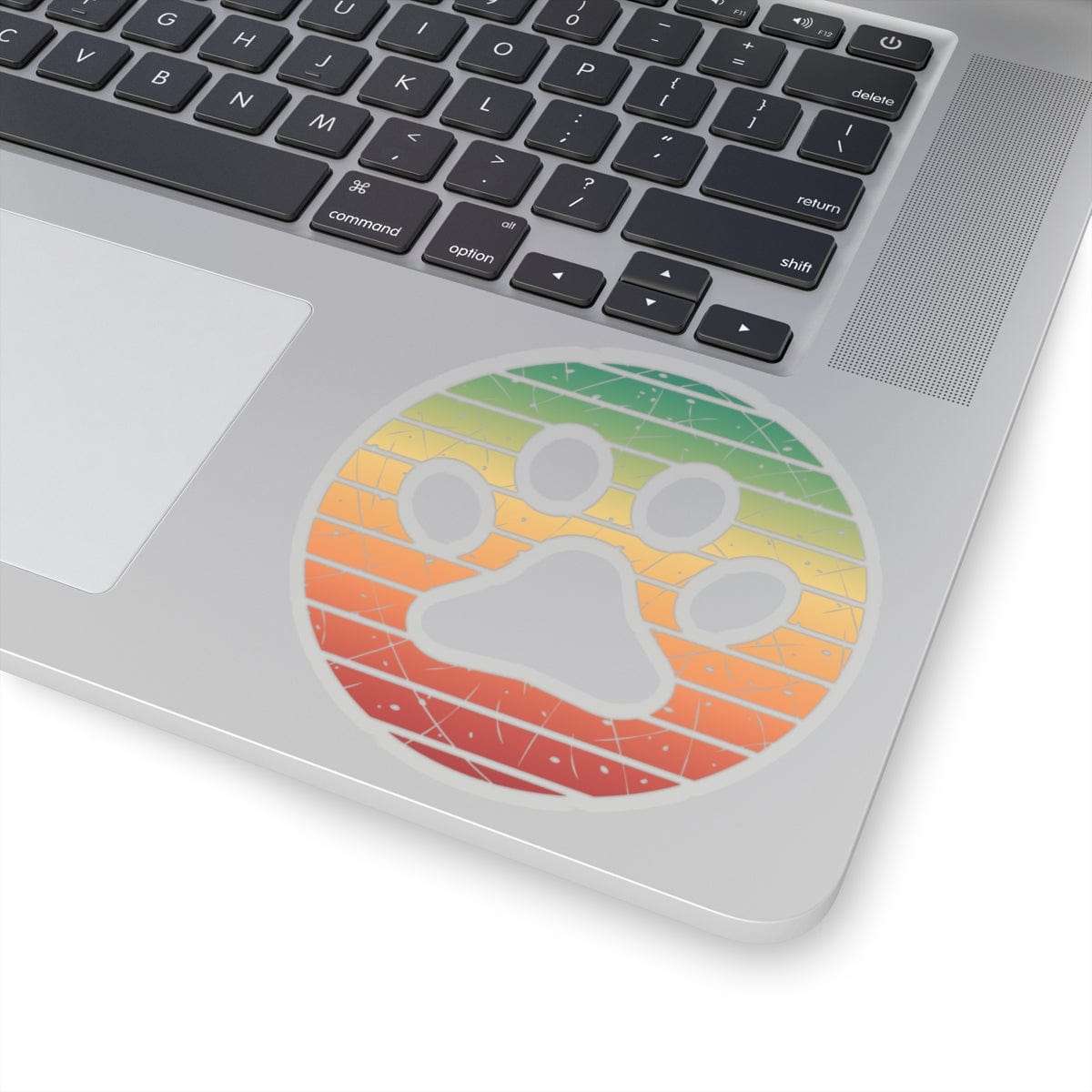 Retro Paw Sticker