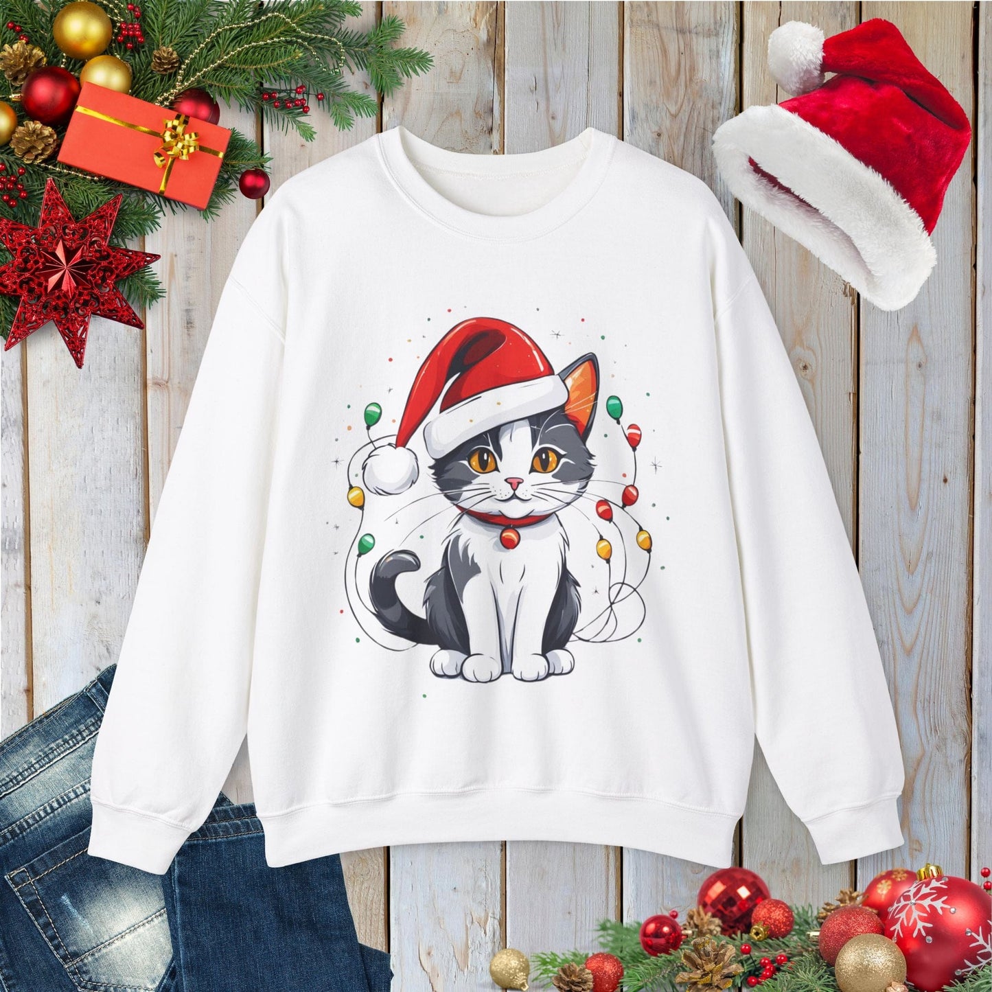 Meowy Glitter Sweatshirt