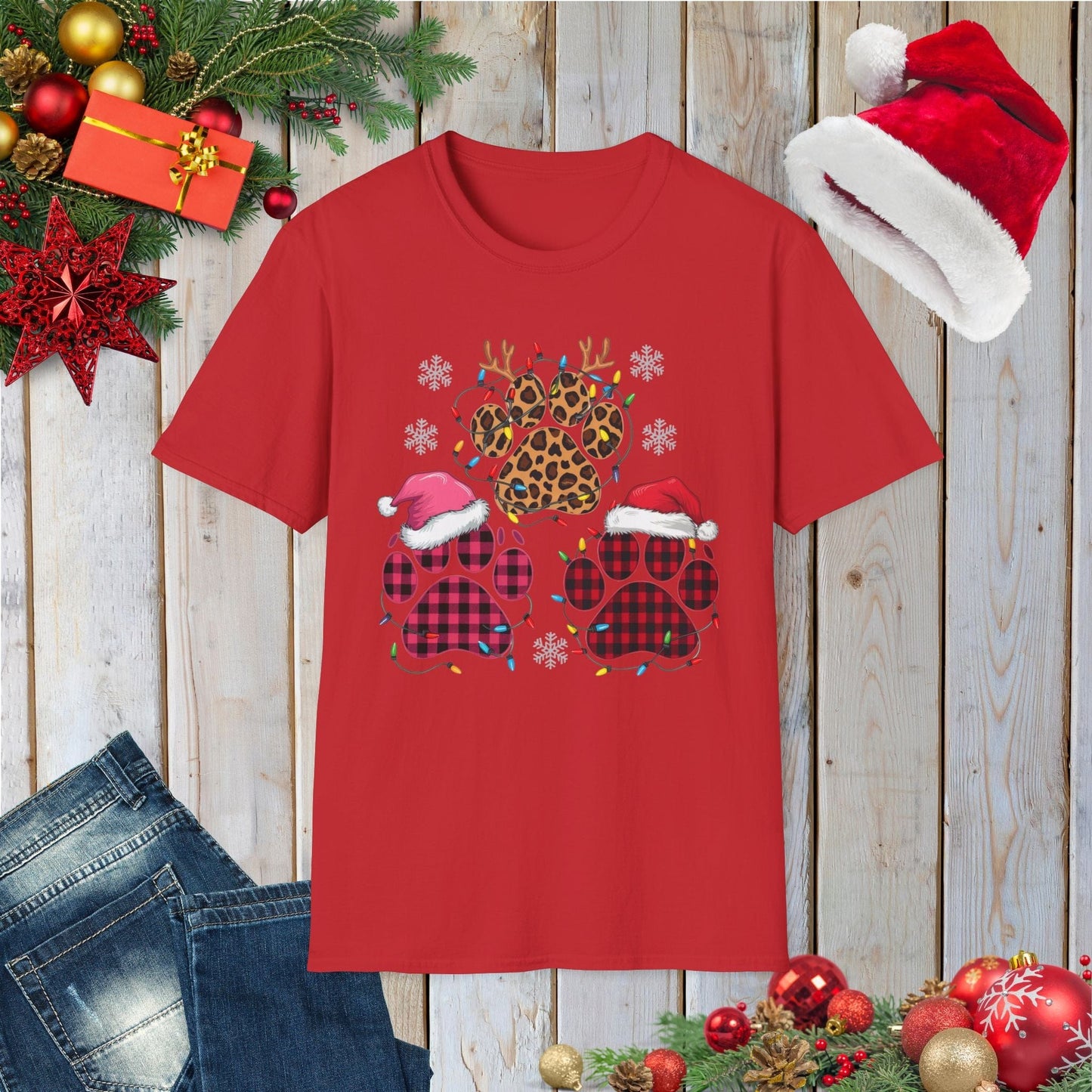 Christmas Paws T-Shirt