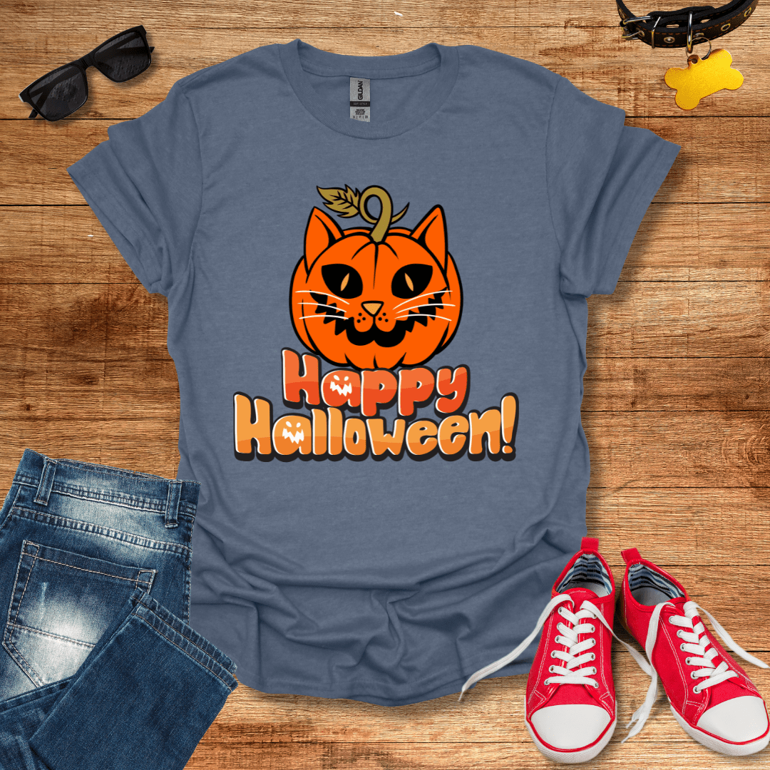 Feline Pumpkin T-Shirt