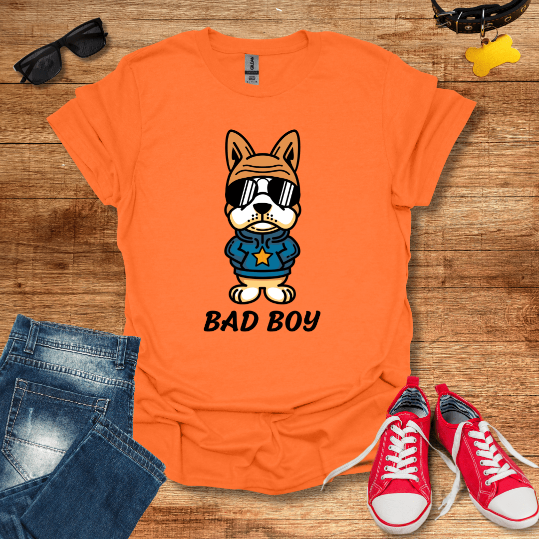 Cute Bad Boy Dog T-Shirt