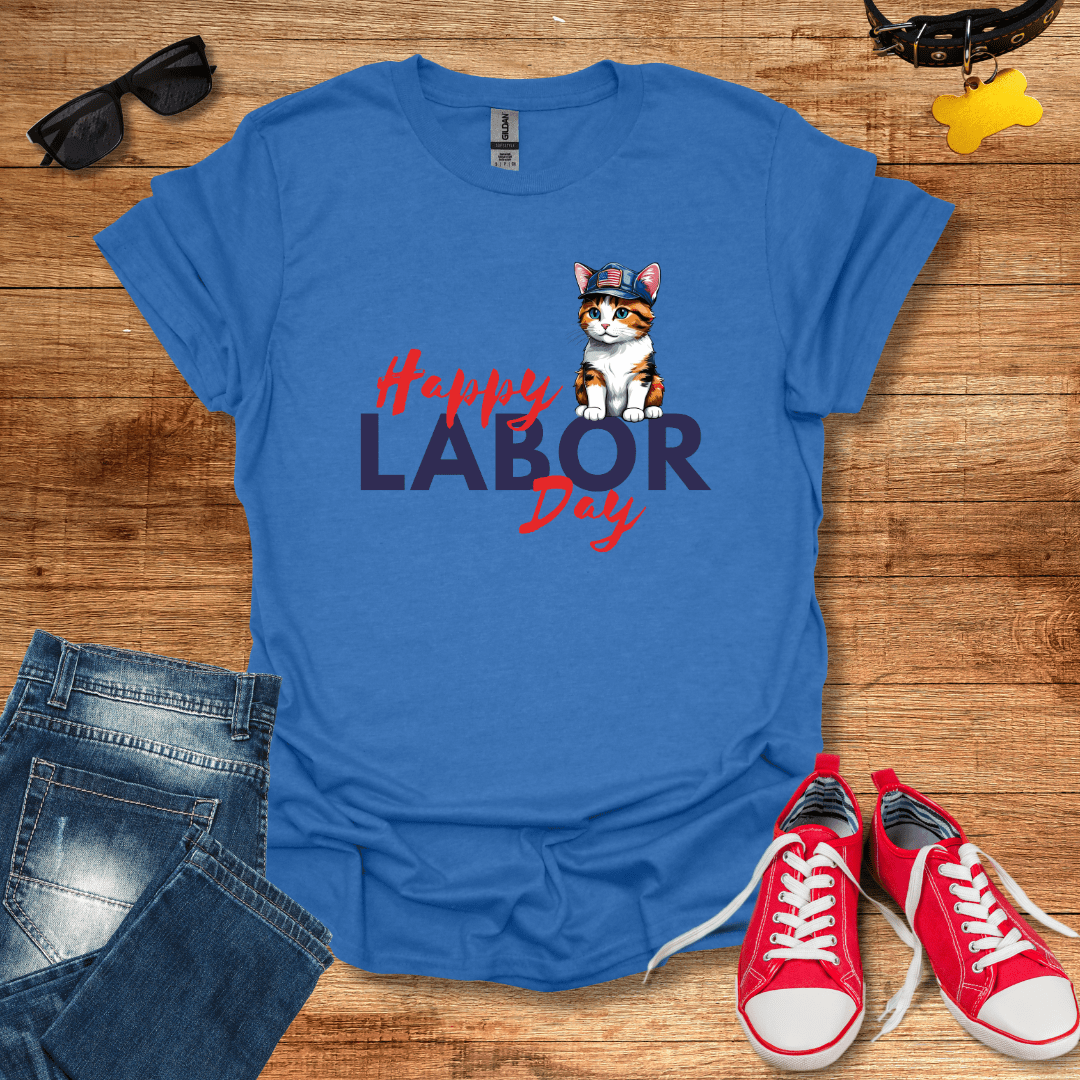 Labor Day Cat Version T-Shirt