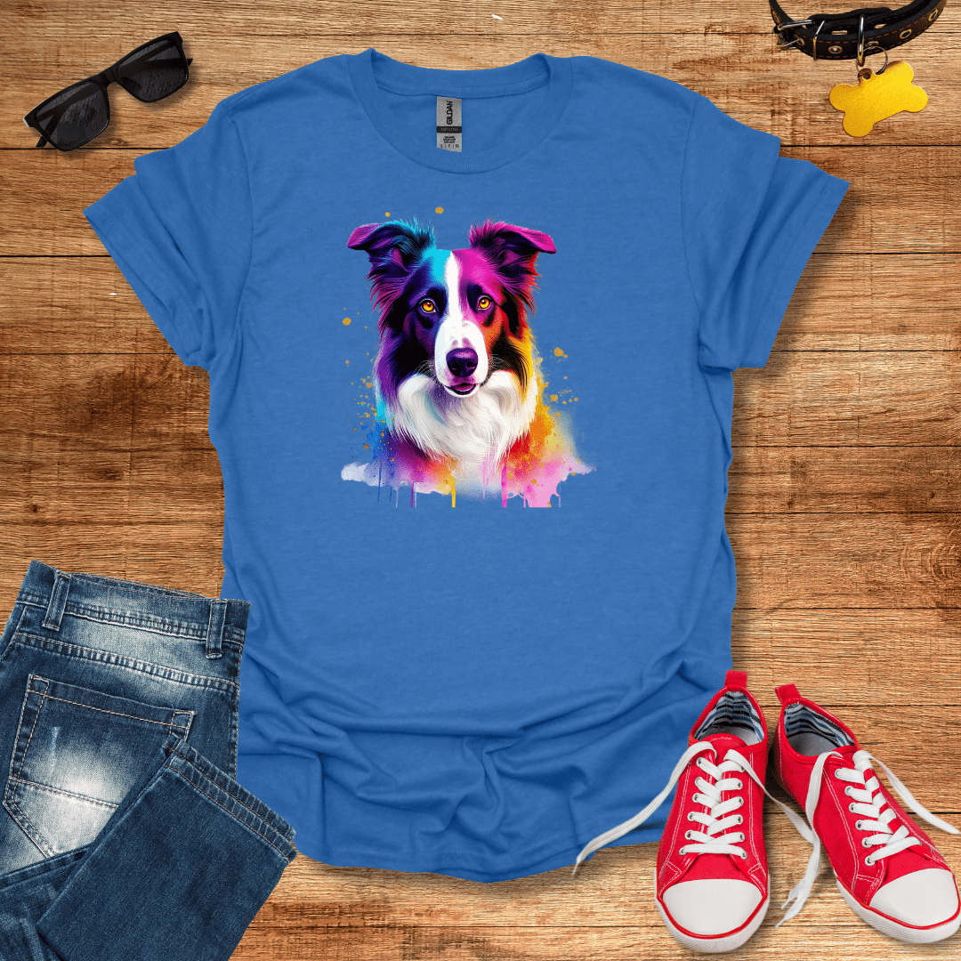 Rainbow Collie T-Shirt