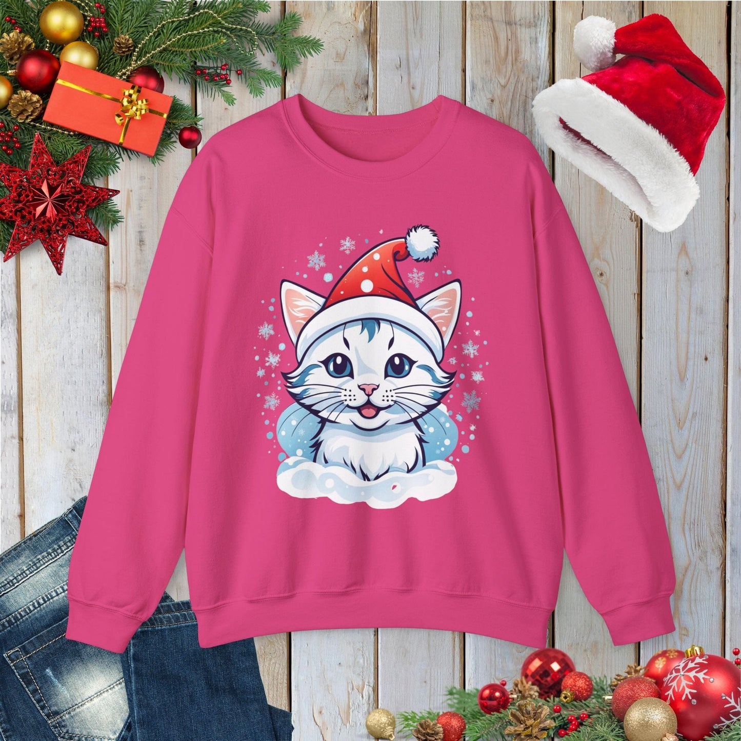 Snowy Kitty Sweatshirt