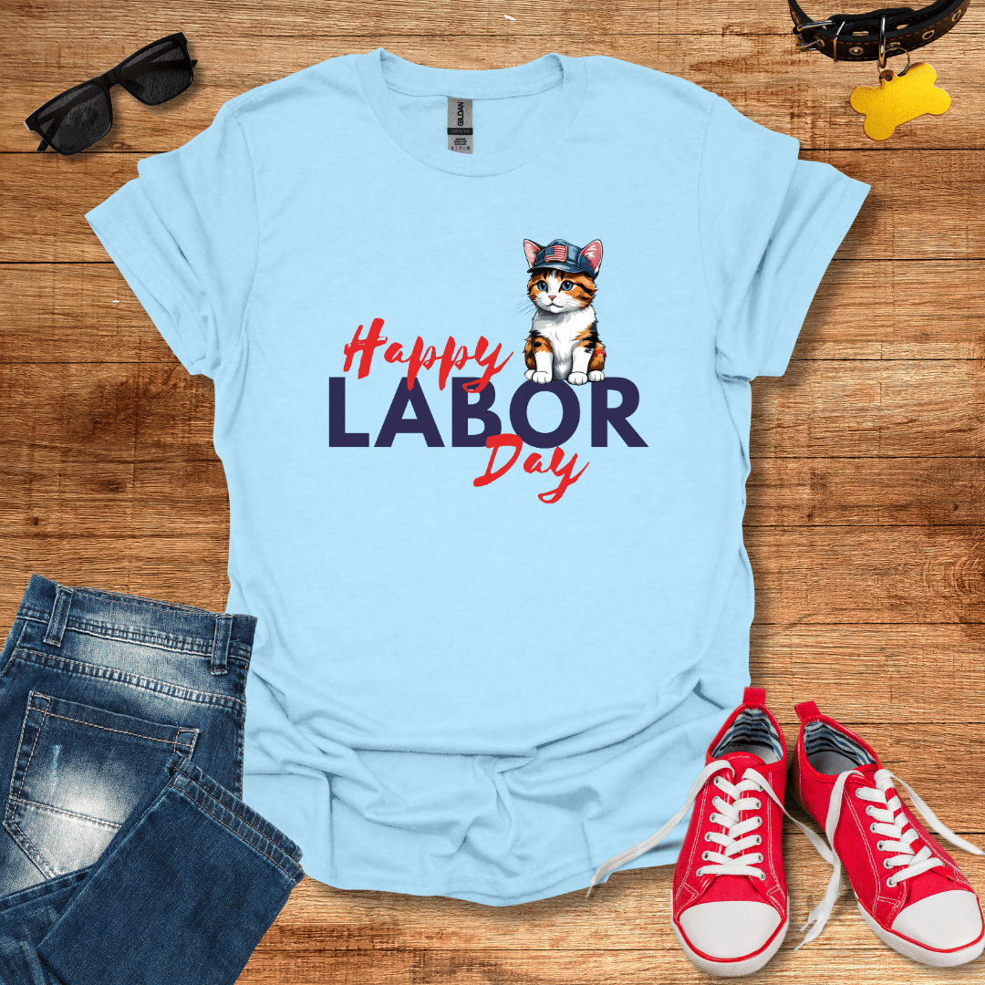 Labor Day Cat Version T-Shirt