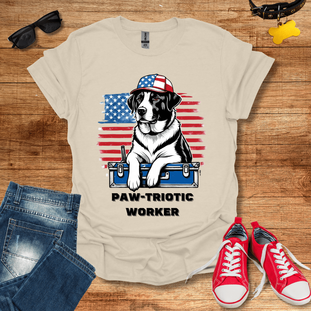 Pawtriotic Worker T-Shirt