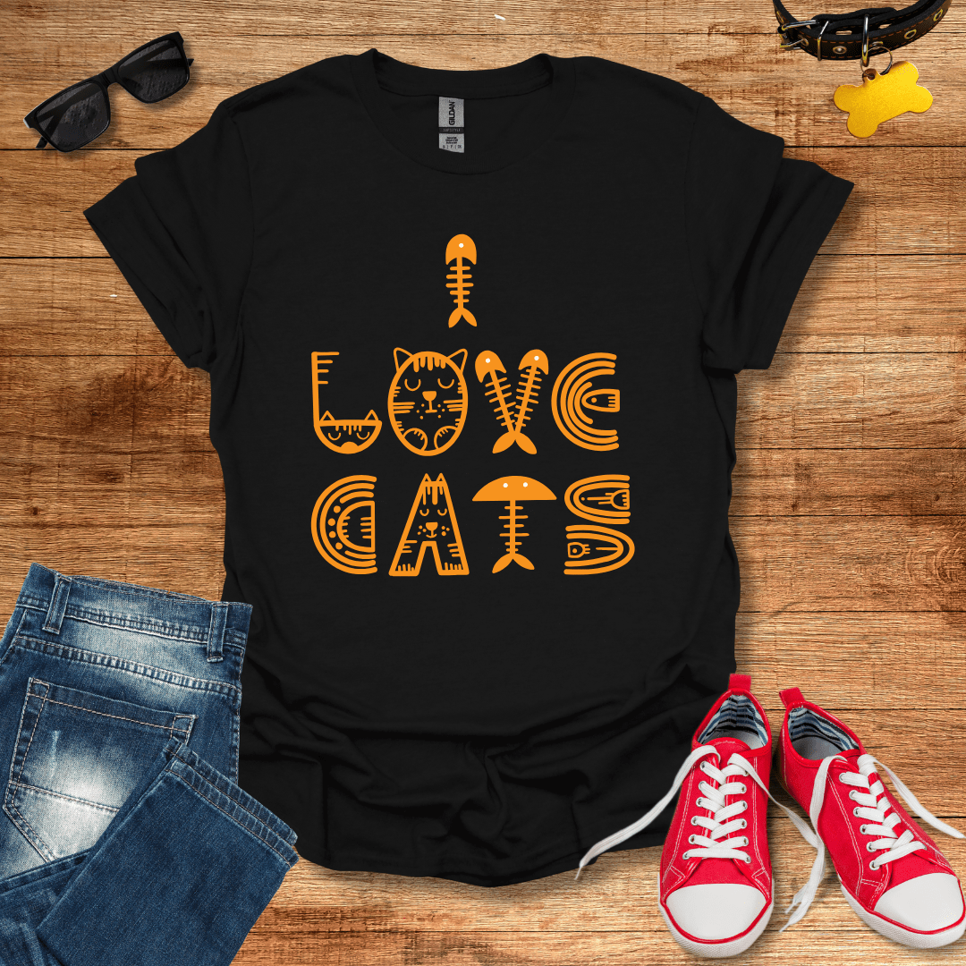 I Love Cats T-Shirt