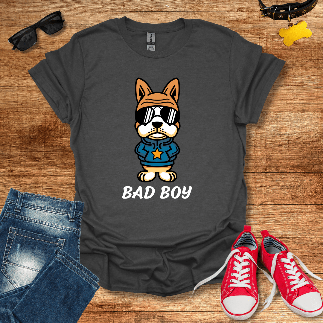 Cute Bad Boy Dog T-Shirt