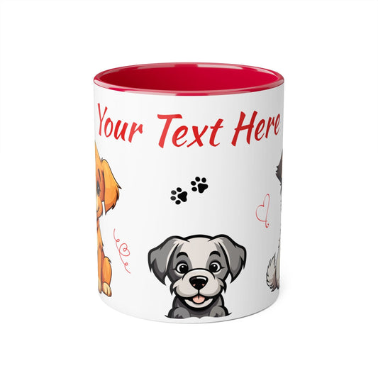 Personalized Happy Puppy Mug