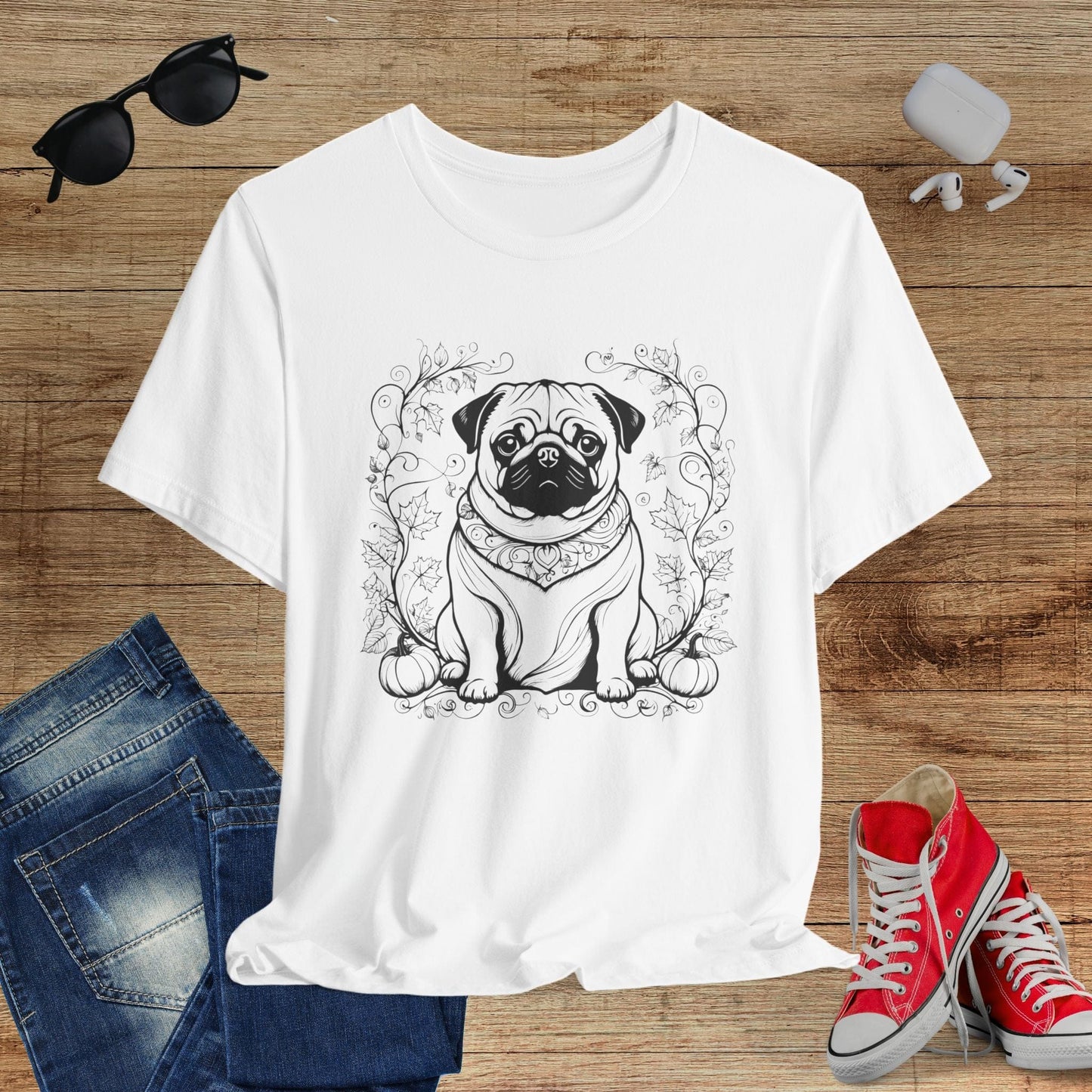 Pumpkin Pug T-Shirt