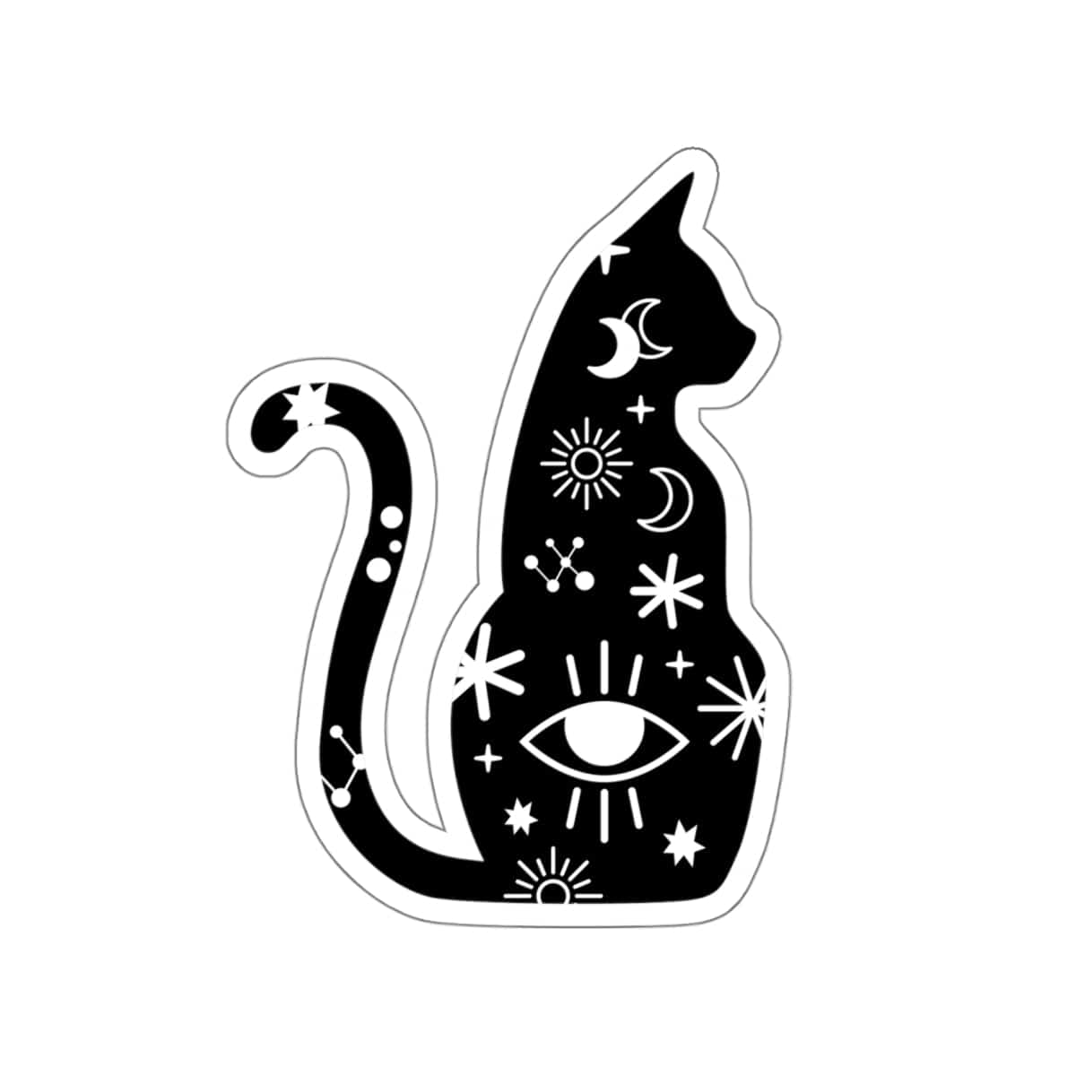 Mystical Cat Sticker