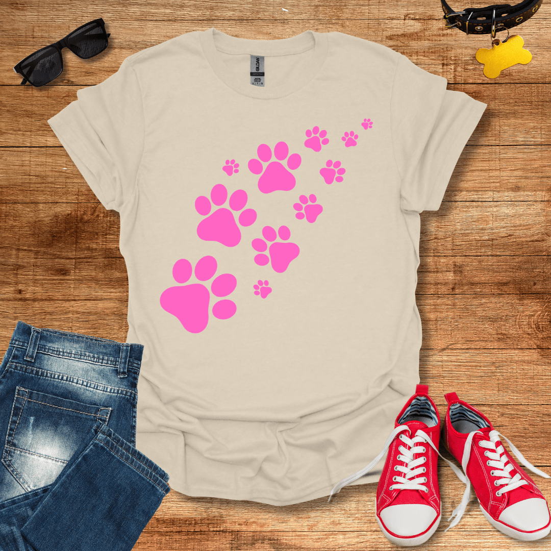 Pink Paws T-Shirt