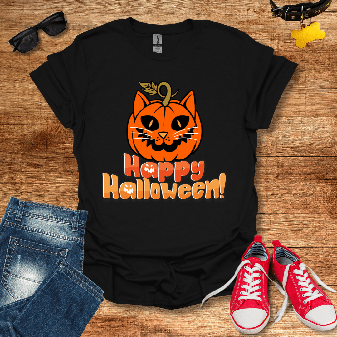 Feline Pumpkin T-Shirt