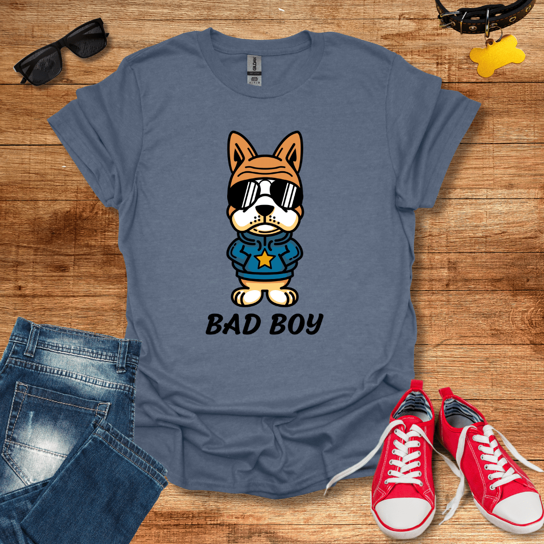 Cute Bad Boy Dog T-Shirt