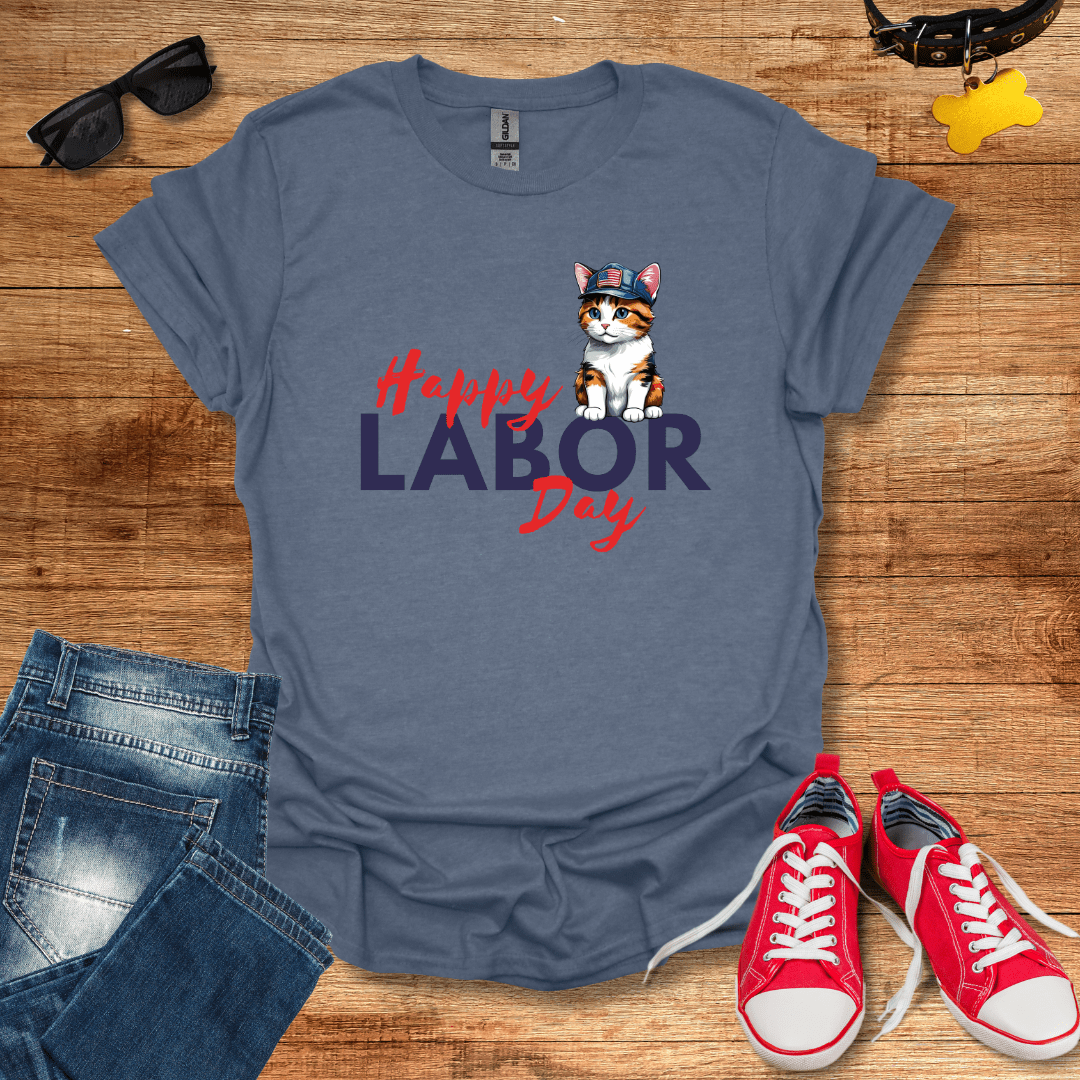 Labor Day Cat Version T-Shirt