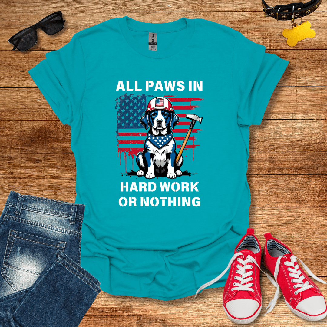 All Paws In T-Shirt