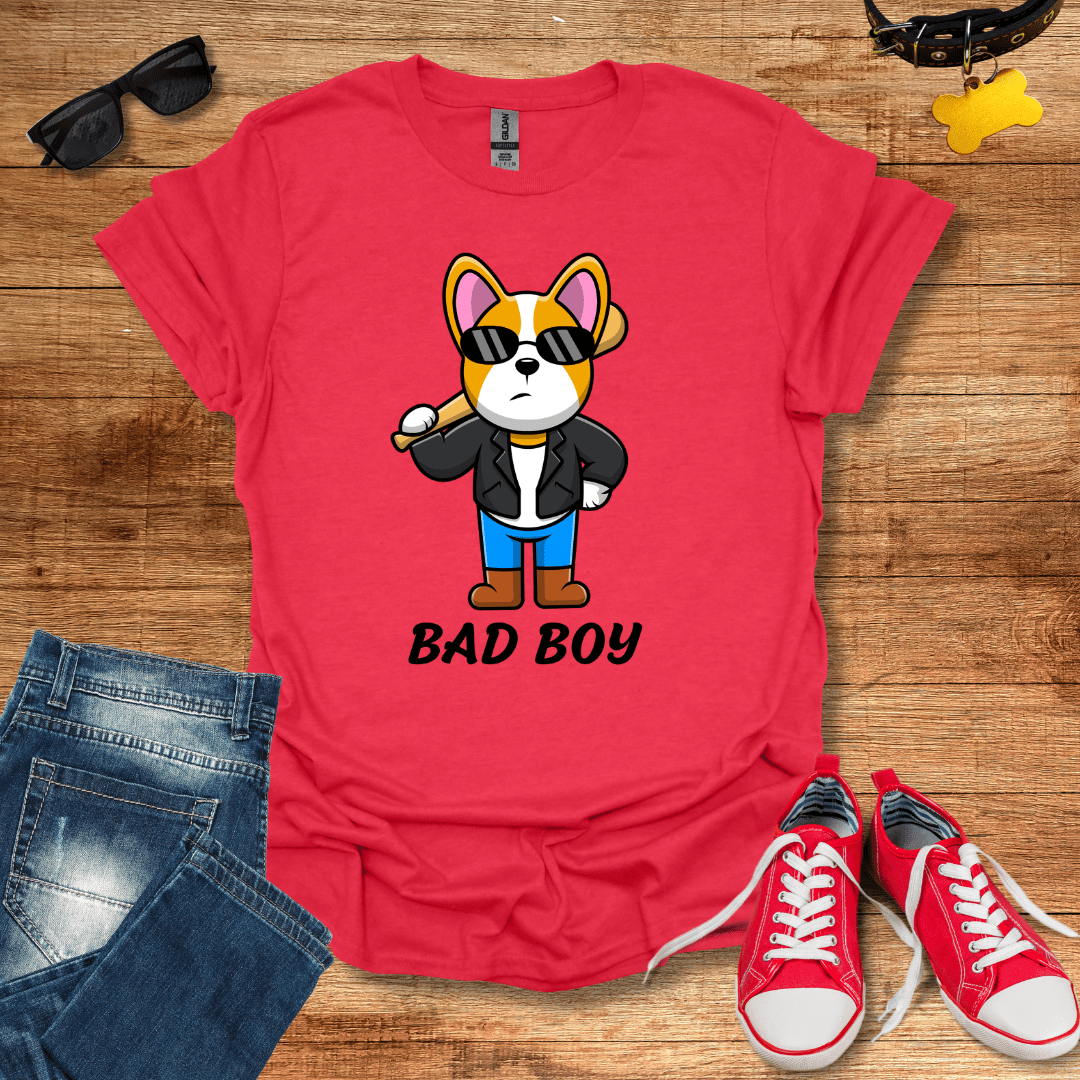 Cute Bad Boy Corgi T-Shirt