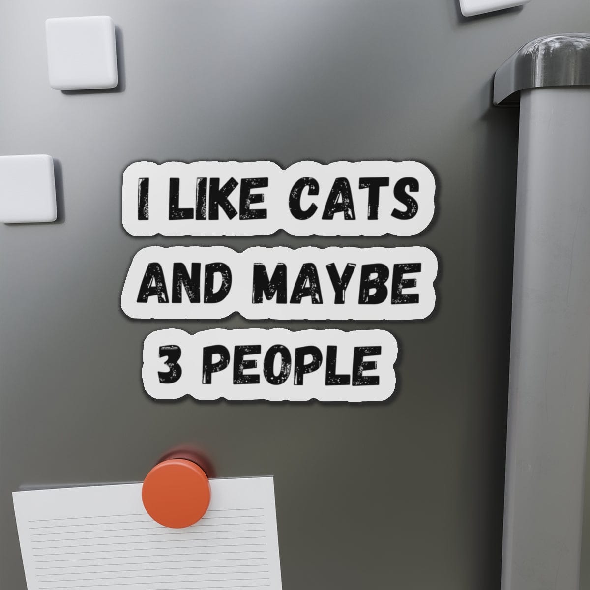 I Like Cats And Maybe 3 People Magnet