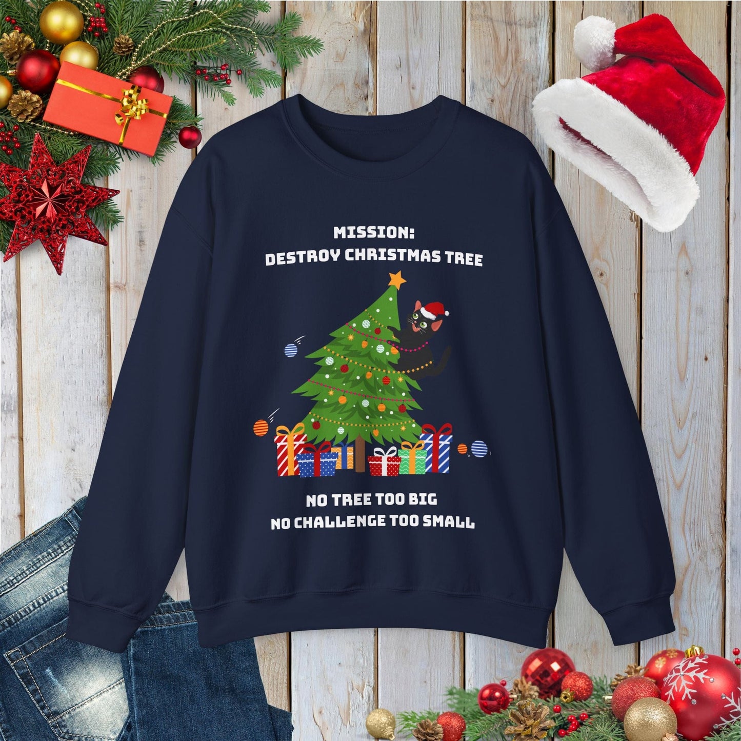 Mission Christmas Tree Sweatshirt