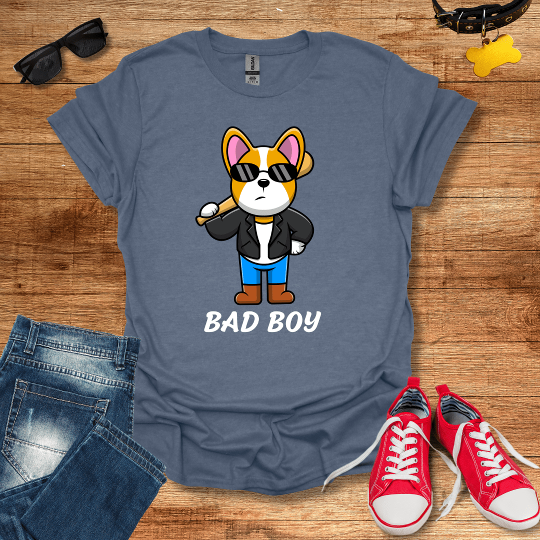 Cute Bad Boy Corgi T-Shirt