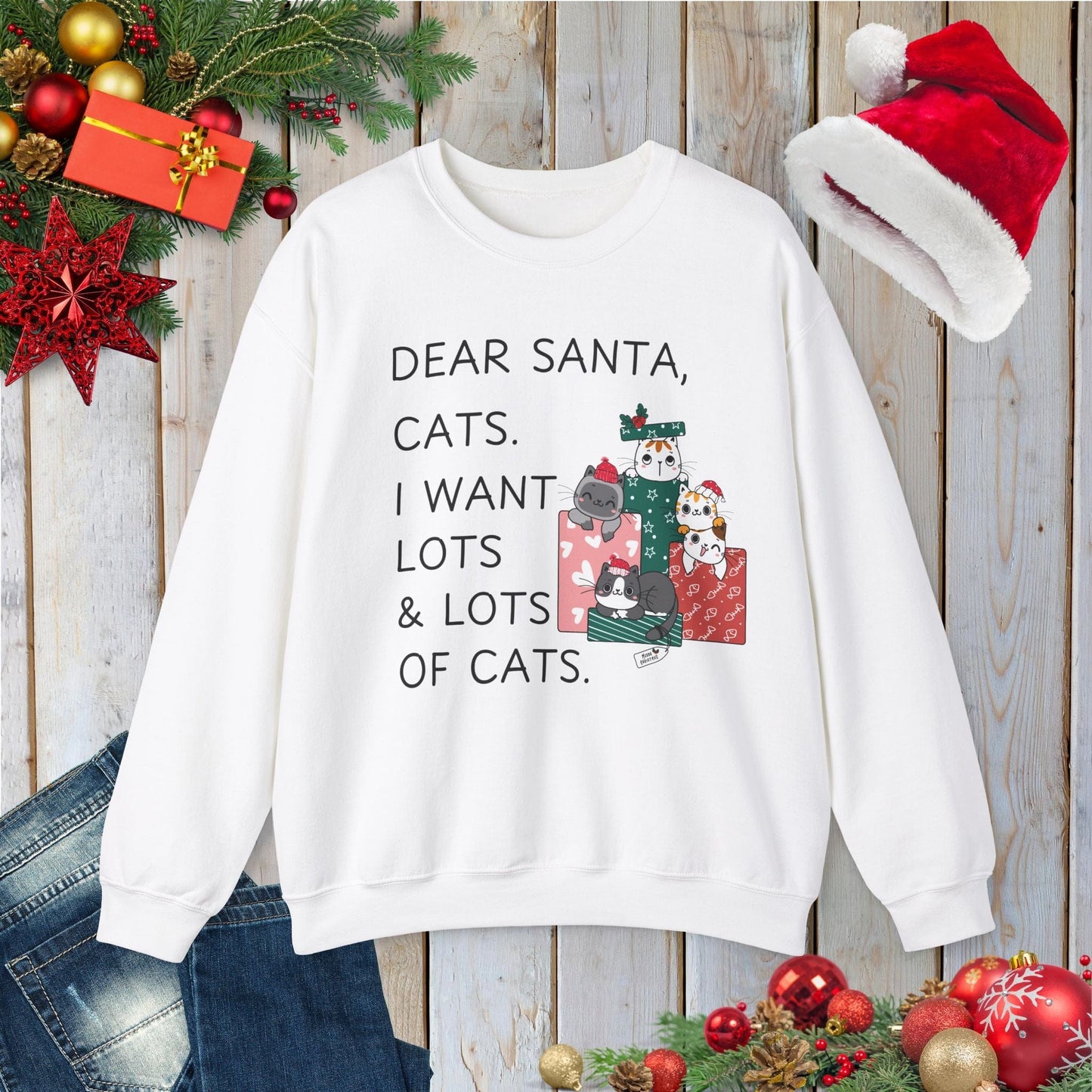 Cats for Christmas Sweatshirt