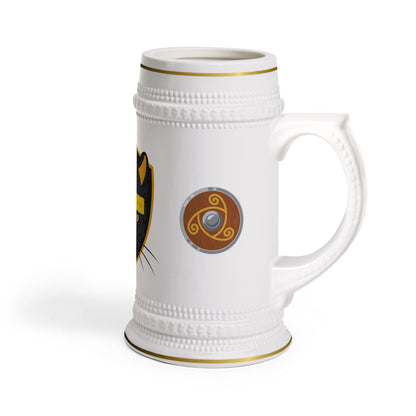 Viking Cat Stein Mug