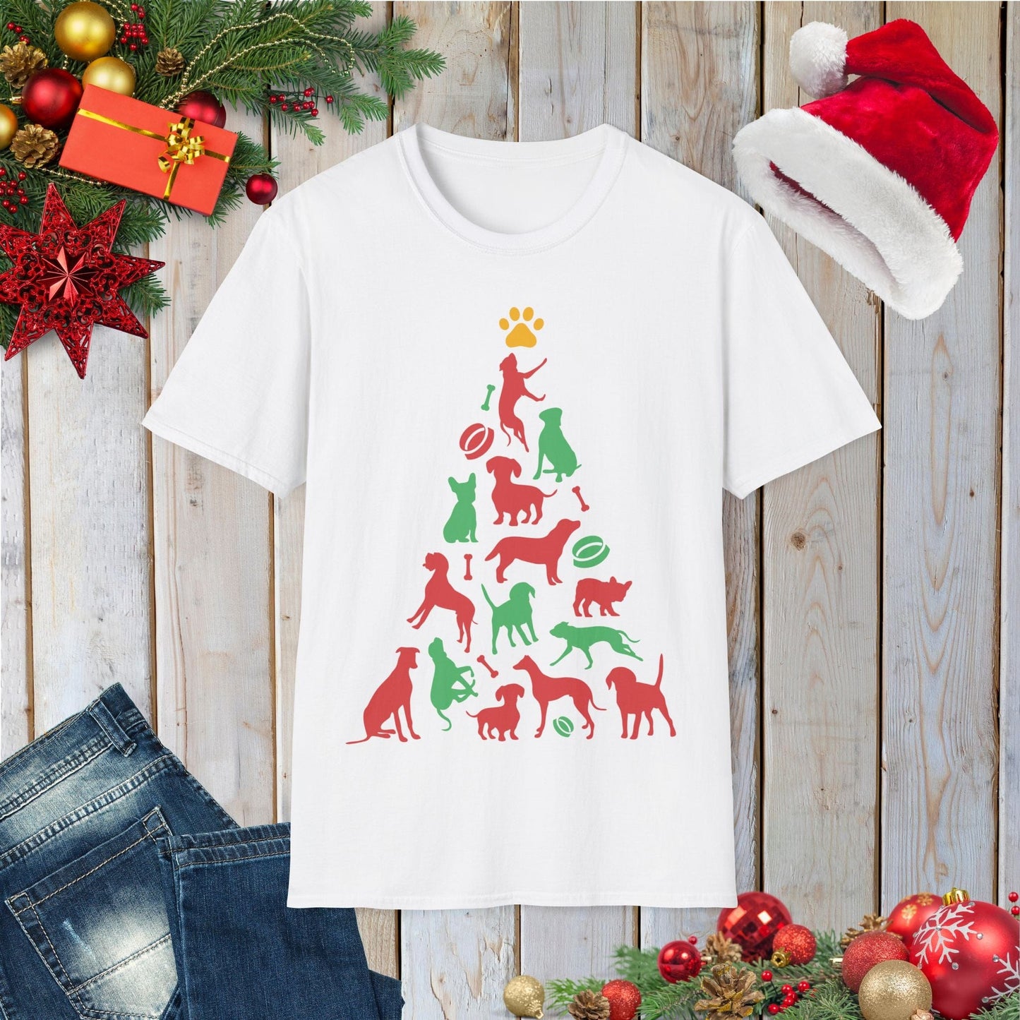 Festive Dogs T-Shirt