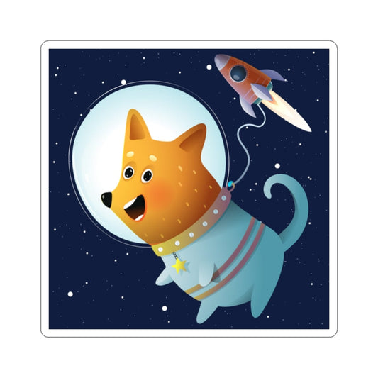 Space Dog Sticker