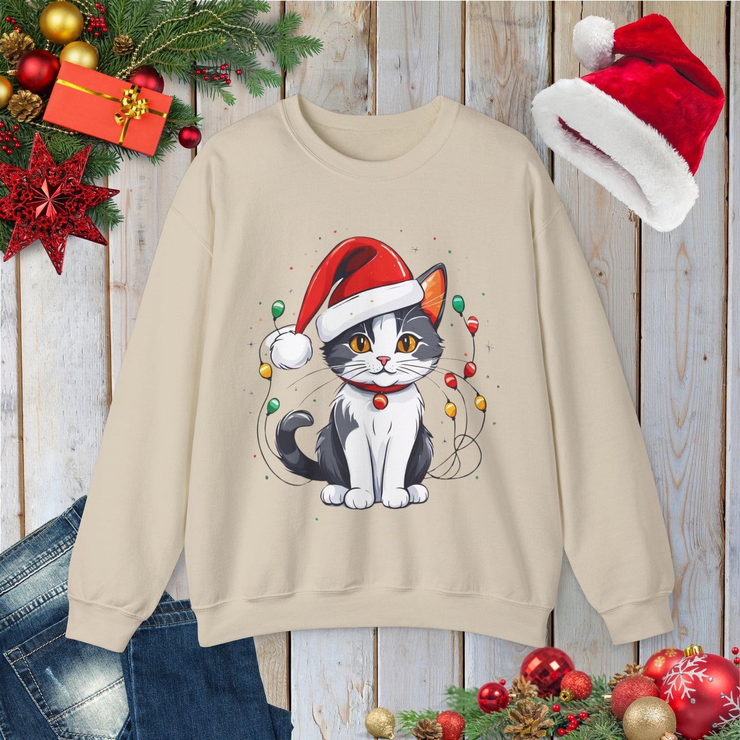 Meowy Glitter Sweatshirt